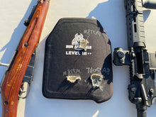 Load image into Gallery viewer, IRON ARMADILLO® NIJ LEVEL III++ RF3 MULTI-HITS RIFLE ARMOR PLATE