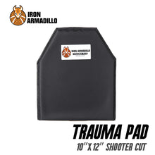 Load image into Gallery viewer, IRON ARMADILLO®TRAUMA PAD 10"X12" SHOOTER'S CUT