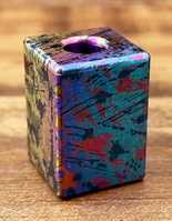Load image into Gallery viewer, Titanium Keychain Pendant Cube