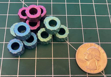 Load image into Gallery viewer, Meteorite Titanium Keychain Pendant