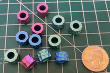 Load image into Gallery viewer, Meteorite Titanium Keychain Pendant