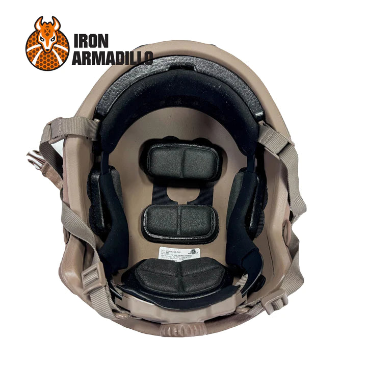 IRON ARMADILLO® FRHC LEVEL IIIA 3A BALLISTIC TACTICAL HELMET – NeonTac