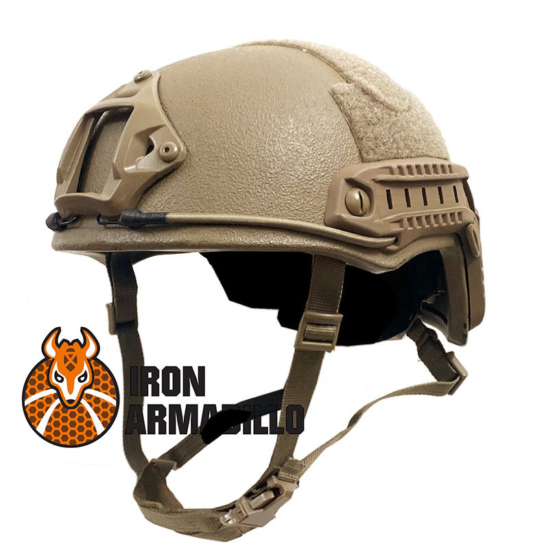 IRON ARMADILLO® FRHC LEVEL IIIA 3A BALLISTIC TACTICAL HELMET NeonTac