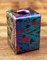 Load image into Gallery viewer, Titanium Keychain Pendant Cube
